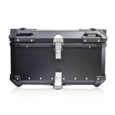 Univerzální zadní hliníkový kufr na motorku 100L - černý