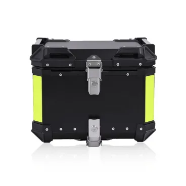 Univerzální zadní hliníkový kufr na motorku 55L - černý