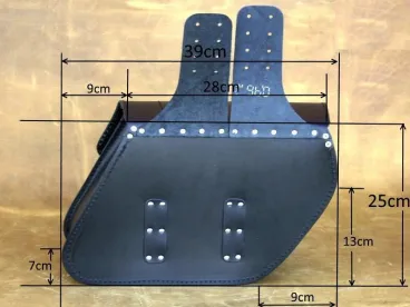 Kožené boční brašny 2ks (S132B)