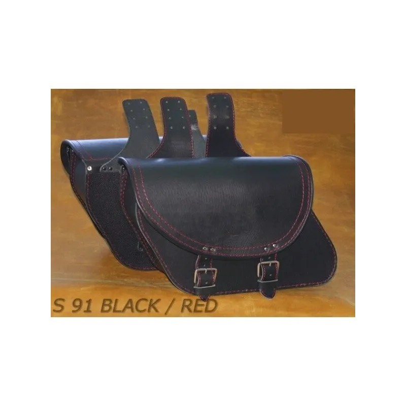 Kožené boční brašny 2ks (S91-BLACK) Kožené boční brašny 2ks (S91-BLACK)