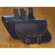 Kožené boční brašny 2ks (S91-BLACK) Kožené boční brašny 2ks (S91-BLACK)
