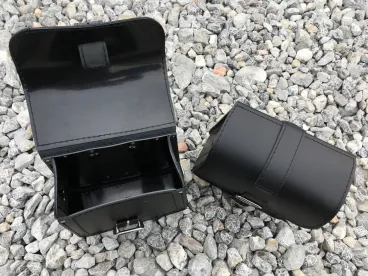 Kožená boční kapsička na kufry 1ks (Ki18A)