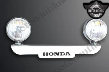 MOTON - Rampa na přídavná světla + LED světla pro HONDA SHADOW 750 C2