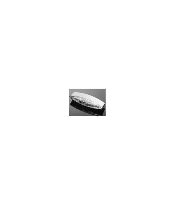 Koncové světlo s osvětlením špz LED TECH GLIDE, chrom, "E"