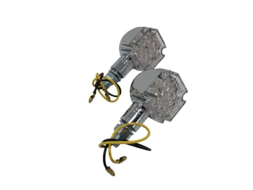 Směrovky LED GOTHIC krátká nožka, "E", chrom