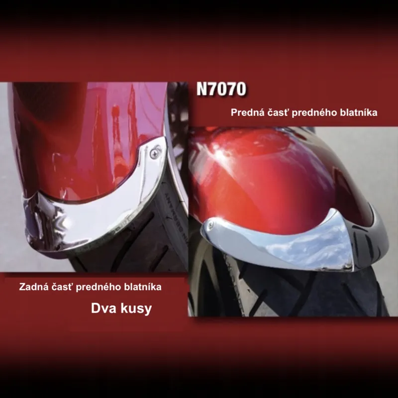 NC - Chromované lemy předního blatníku pro Triumph Rocket 3