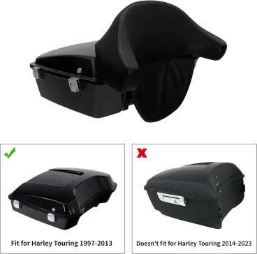 Opěrka na kufr spolujezdce pro Harley Davidson 1997-2013 Tour Pak