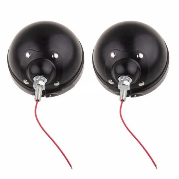 LED - Univerzální přídavné světlo pro choppre - matné černé 1ks