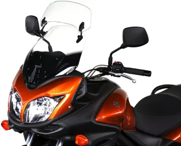 MRA - Přídavný deflektor na plexisklo pro motocykly - dýmový