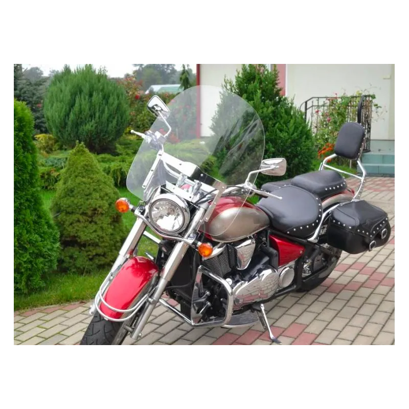 Malé - Akrylové plexisklo pro Yamaha Drag Star XVS 650 Custom (standard - nerez)