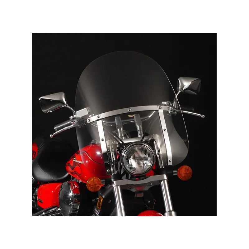 Dakota 3.0 - Motocyklové plexisklo o výšce 44,5cm pro Honda, Yamaha, Kawasaki, Harley Davidson - čiré