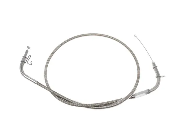 Tažné prodloužené plynové lanko +15cm pro Kawasaki Vulcan VN900 Classic