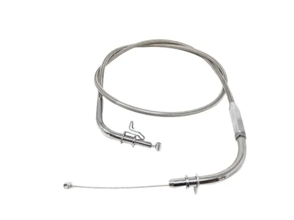 Tažné prodloužené plynové lanko +15cm pro Kawasaki Vulcan VN900 Classic