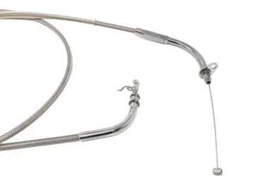 Tažné prodloužené plynové lanko +15cm pro Kawasaki Vulcan VN900 Classic