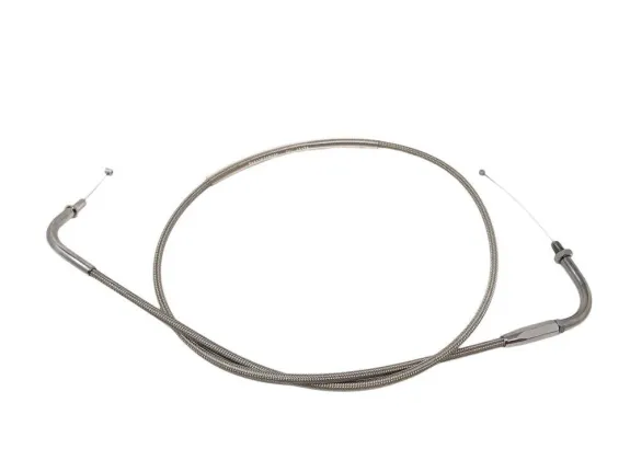 Vratné prodloužené plynové lanko +15cm pro Kawasaki Vulcan VN900 Classic