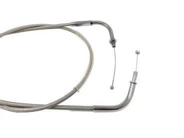 Vratné prodloužené plynové lanko +15cm pro Kawasaki Vulcan VN900 Classic