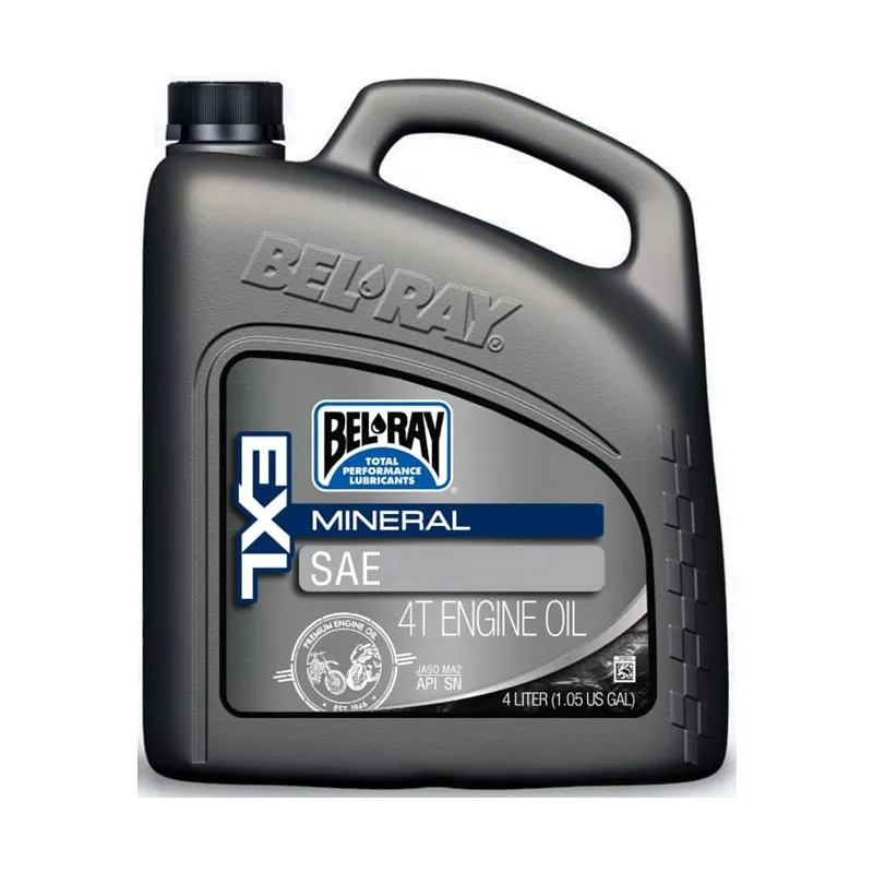 Motorový olej Bel-Ray EXL MINERAL 4T 20W-50 4l Motorový olej Bel-Ray EXL MINERAL 4T 20W-50 4l
