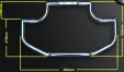 MOTON - Přední padací rám s předkopy pro motocykly Suzuki VZR 1800R / M109R Boulevard