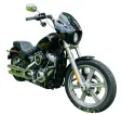 Přední kapotáž/maska pro Harley Davidson Softail 2018-2025 - černá Přední kapotáž/maska pro Harley Davidson Softail 2018-2025 - černá