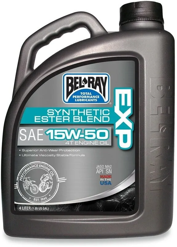Motorový olej Bel-Ray EXP SYNTHETIC ESTER BLEND 4T 15W-50 4l