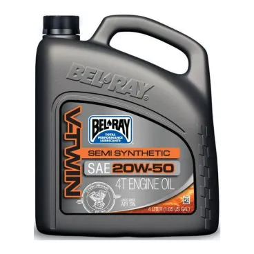 Motorový olej Bel-Ray V-TWIN SEMI SYNTHETIC 20W-50 4l
