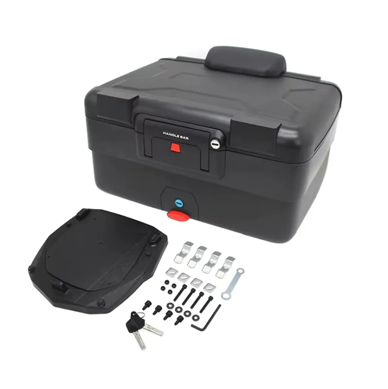 Zadní odnímatelný kufr 35-40L na motocykly - černý