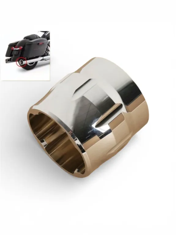 Chromované kovové koncovky výfuků – HarleyDavidson Screamin’ Eagle 4"