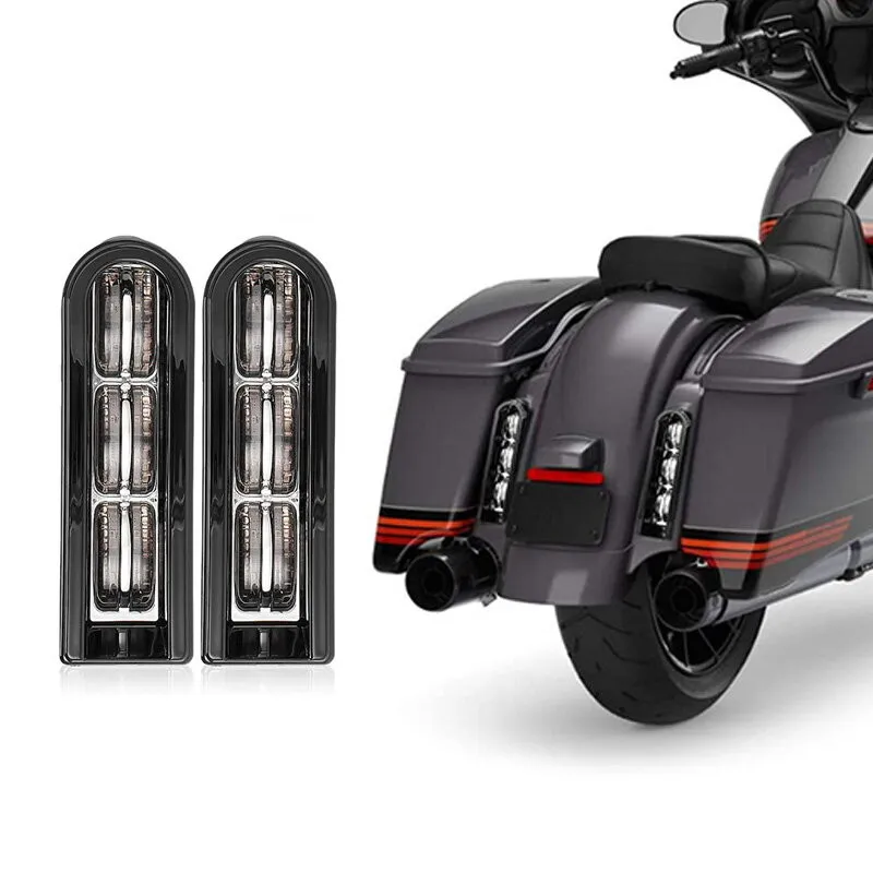 LED koncová světla mezi blatník a boční kufry pro Harley-Davidson Touring 2014-2018