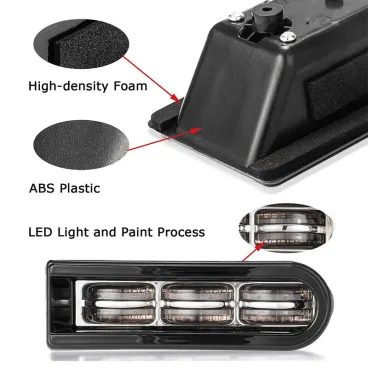 LED koncová světla mezi blatník a boční kufry pro Harley-Davidson Touring 2014-2018