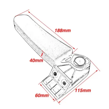 Opěrky rukou na zadní kufr pro BMW R1200GS F800GS Adventure S1000XR R1200GS LC R1250GS 2018-2020