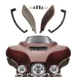 Dýmové boční deflektory vzduchu Harley-Davidson Touring 2014+