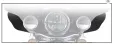 Boční aerodynamické deflektory pro Harley Davidson Touring 1996-2013 - čiré