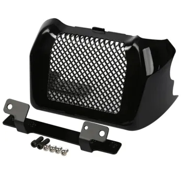 Černý kryt chladiče oleje pro Harley Davidson Touring 2017+