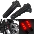 LED světla na přední tlumiče pro Harley Davidson Touring 2014+ - černá/kouřová