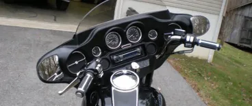 Vnitřní zpětná zrcátka do kapotáže Harley Davidson Touring 2014–2024 - chrom