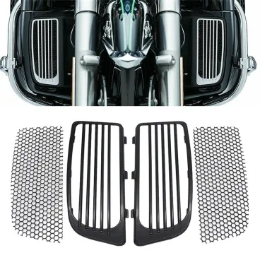 Chromové spodní mřížky chladiče pro Harley Davidson Touring Twin-Cooled 2014–2023