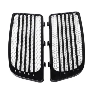 Černé spodní mřížky chladiče pro Harley Davidson Touring Twin-Cooled 2014–2023