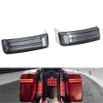 LED osvětlení bočních kufrů pro Harley Davidson Touring 2014–2023 - chrom / dýmové