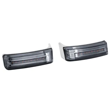 LED osvětlení bočních kufrů pro Harley Davidson Touring 2014–2023 - chrom / dýmové