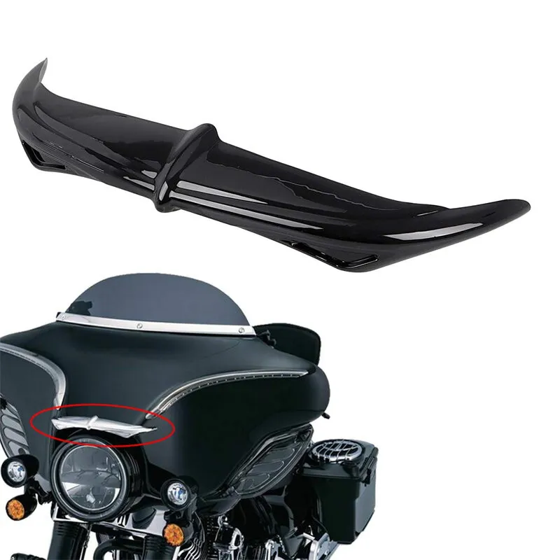 Černý lem přední masky pro Harley Davidson Electra Glide / Street Glide / Ultra Limited 1996-2013