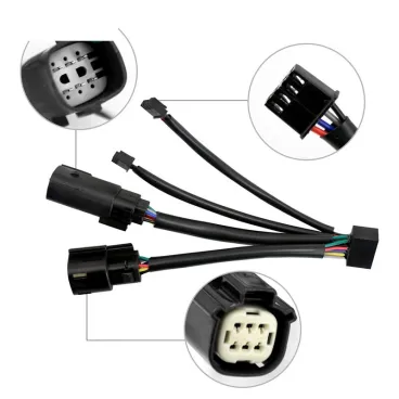 LED zadní osvětlení na kufry pro Harley-Davidson Touring 2014–2023 - chrom/kouřová