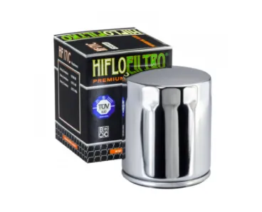 HIFLOFILTRO HF171C – chrom olejový filtr Harley-Davidson