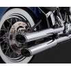 Chromovaný Vance & Hines výfuk EC TWIN SLASH SLIP-ONS Harley Davidson