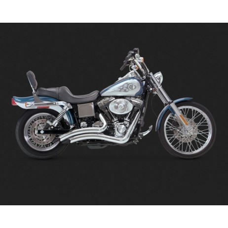 Chromovaný Vance & Hines výfuk BIG RADIUS 2-INTO-2 Harley Davidson