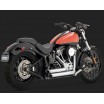 Chromovaný Vance & Hines výfuk SHORTSHOTS STAGGERED pro Harley-Davidson