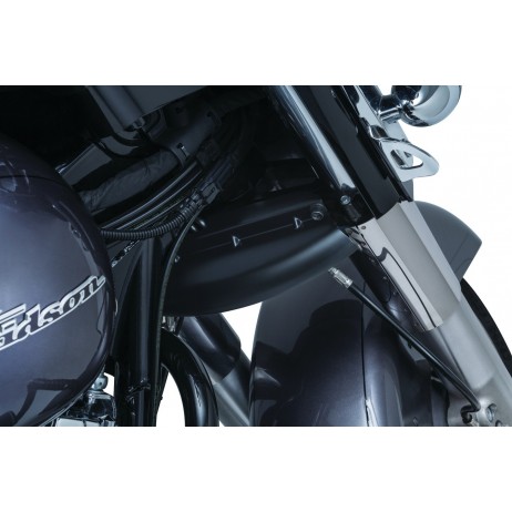 Větrný štít pod přední vidlici Harley-Davidson